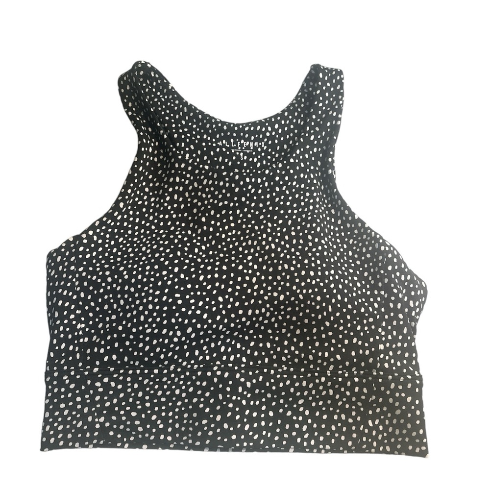 All Fenix Black Dotted Montana Longline Bra